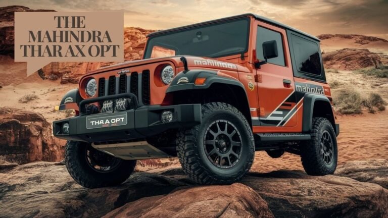 Exploring the Mahindra Thar AX Opt: Elevating Off-Road Adventures 